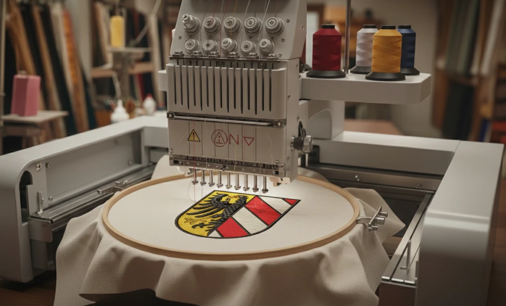 Maschinenstickerei & Firmenlogos